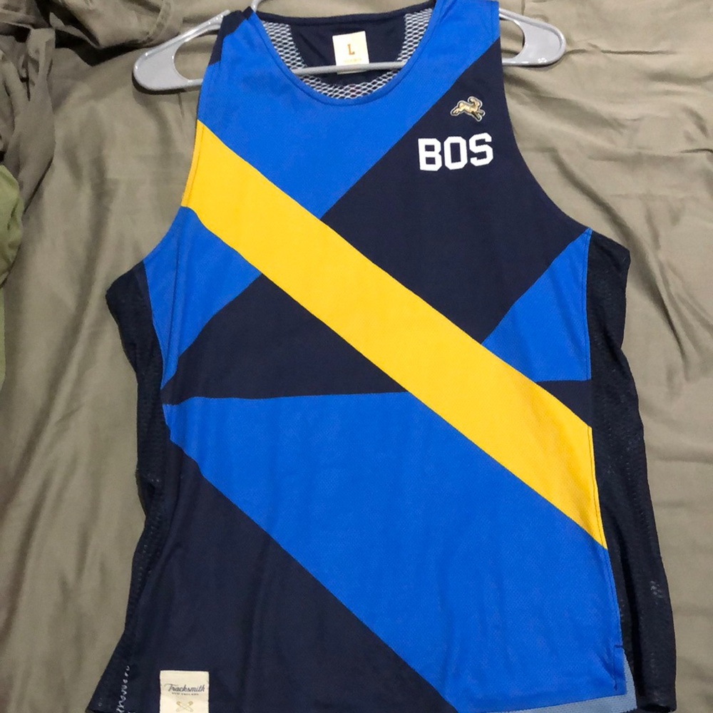 Tracksmith BOS singlet, used